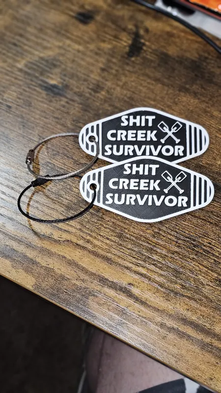 Custom Keychain - Personalized 3D printed keychain